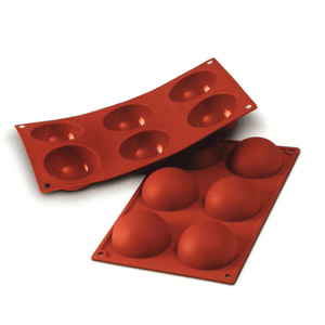 картинка Форма силиконовая на 6 полусфер d70 h35 SF002 от магазина Одежда-