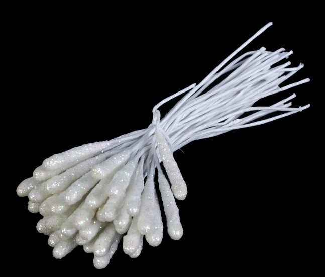 картинка Тычинки серебристые односторонние 40 шт 207-1 от магазина Одежда-