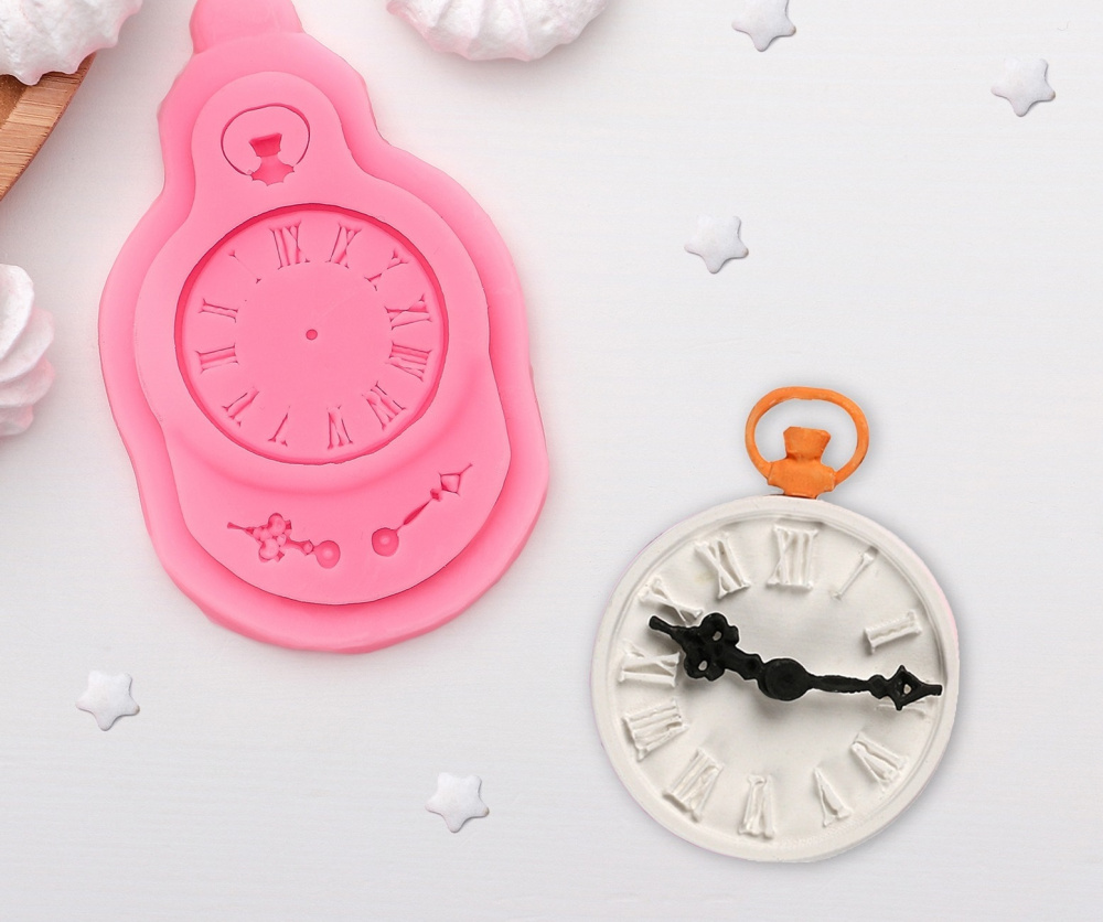 картинка Молд силиконовый «Часы», 11*7 см 3628346 от магазина Одежда-