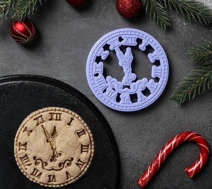 картинка Форма для пряников Куранты 5185609 (B67) от магазина Одежда-