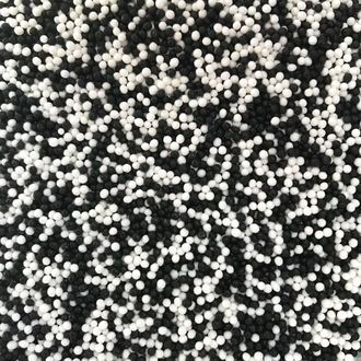 картинка Посыпка шарики Белое-черное 1 мм 100 гр от магазина Одежда-