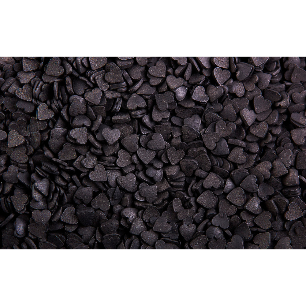 картинка Посыпка сердечки черные мини 100 гр 62998 от магазина Одежда-