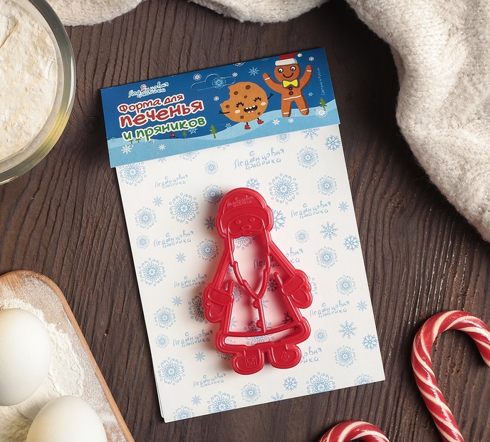 картинка Форма для пряников "Дед Мороз" 10*6 см 2769476 (B02) от магазина Одежда-