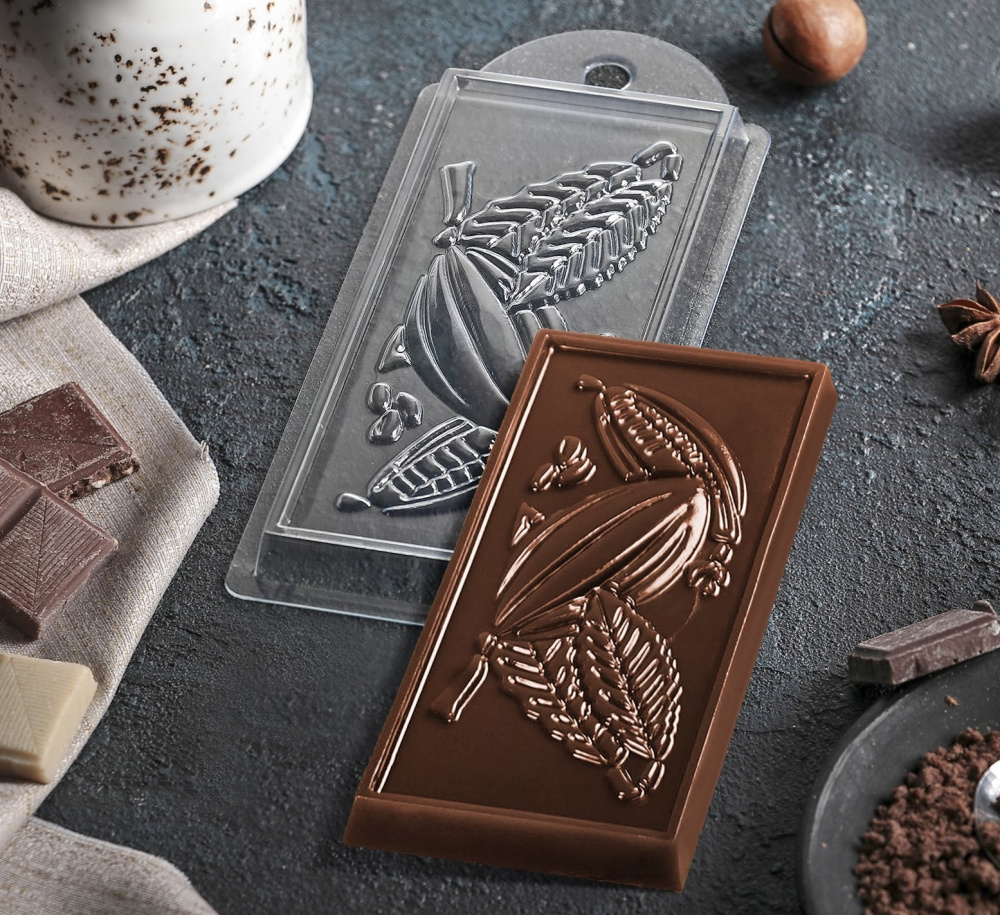 картинка Форма для шоколада 7*15*1 см "Какао" 4309153 от магазина Одежда-