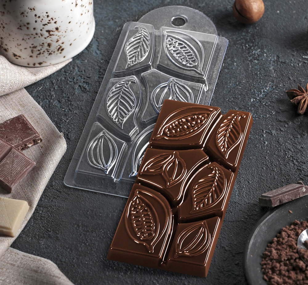 картинка Форма для шоколада 7*15*1 см "Какао дольки" 4309144 от магазина Одежда-