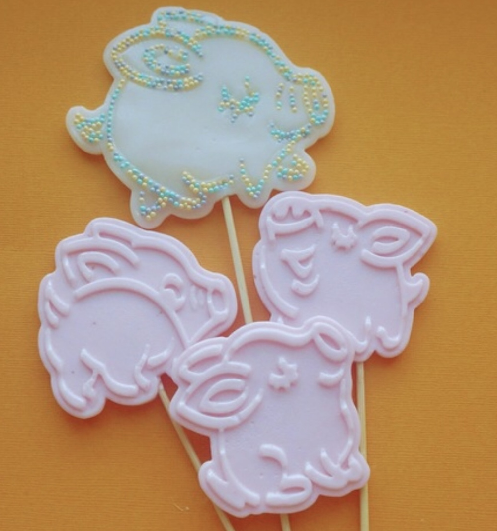 картинка Набор форм из силикона "Поросята" 4 шт от магазина Одежда-