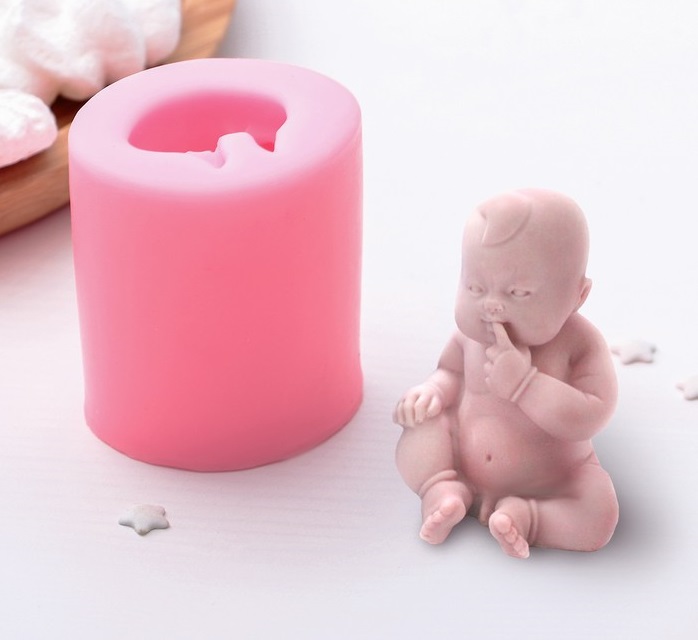 картинка Молд 5,5х4,5х6 см "Младенец" 1210670 от магазина Одежда-