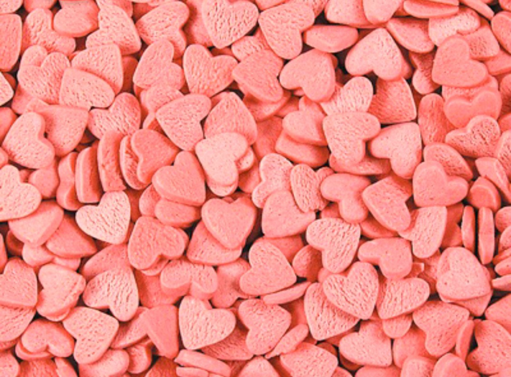картинка Посыпка разноцветная сердечки розовые 100 гр от магазина Одежда-