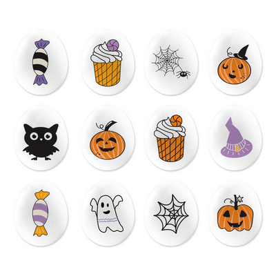 картинка Сахарные мини-медальоны Хеллоуин 10 шт tp 79736 от магазина Одежда-