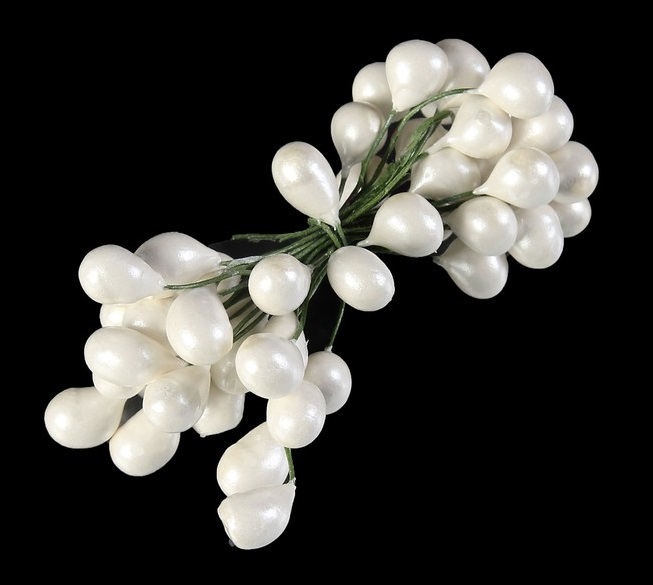 картинка Тычинки белые крупные 25 шт от магазина Одежда-