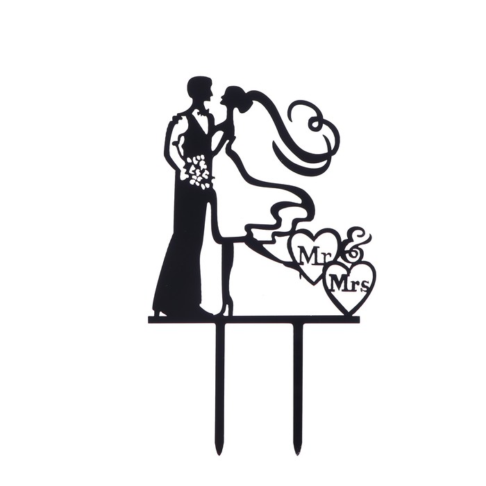 картинка Топпер "Пара"  Mr&Mrs 5214520 от магазина Одежда-