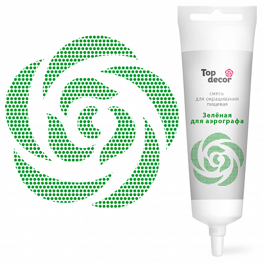 картинка Пищевой краситель для аэрографа "Зеленый" 80г 81906 от магазина Одежда-