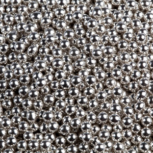 картинка Бусины серебро съедобные сахарные 3 мм 1 кг 33103 от магазина Одежда-