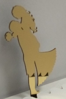 картинка Топпер золотой " Свадебная Пара " № 1 от магазина Одежда-