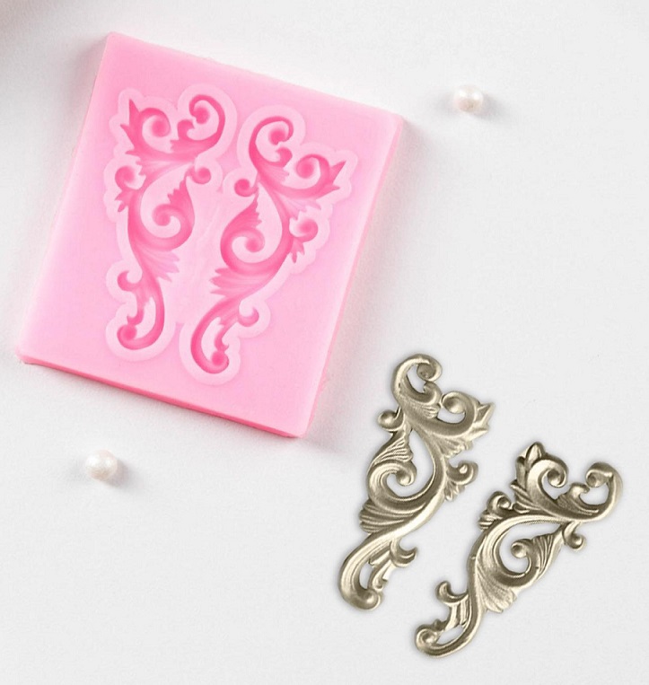 картинка Молд "Лепнина" 5*5,5*0,7 см 2563675 от магазина Одежда-