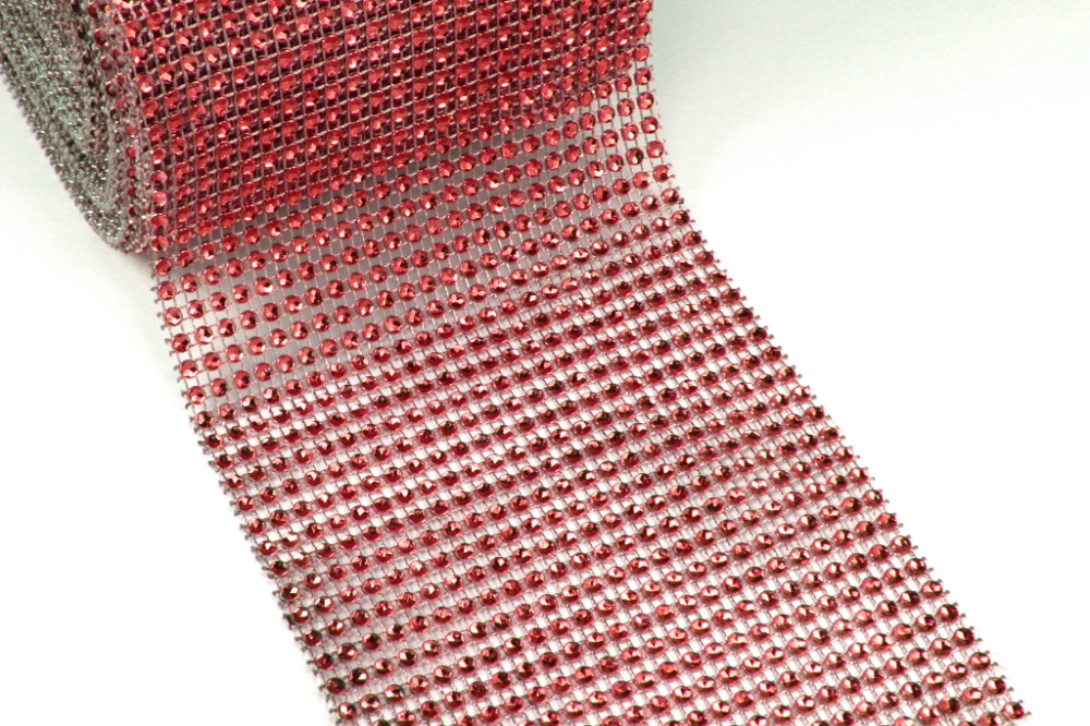 картинка Лента красная со стразами 1 м от магазина Одежда-