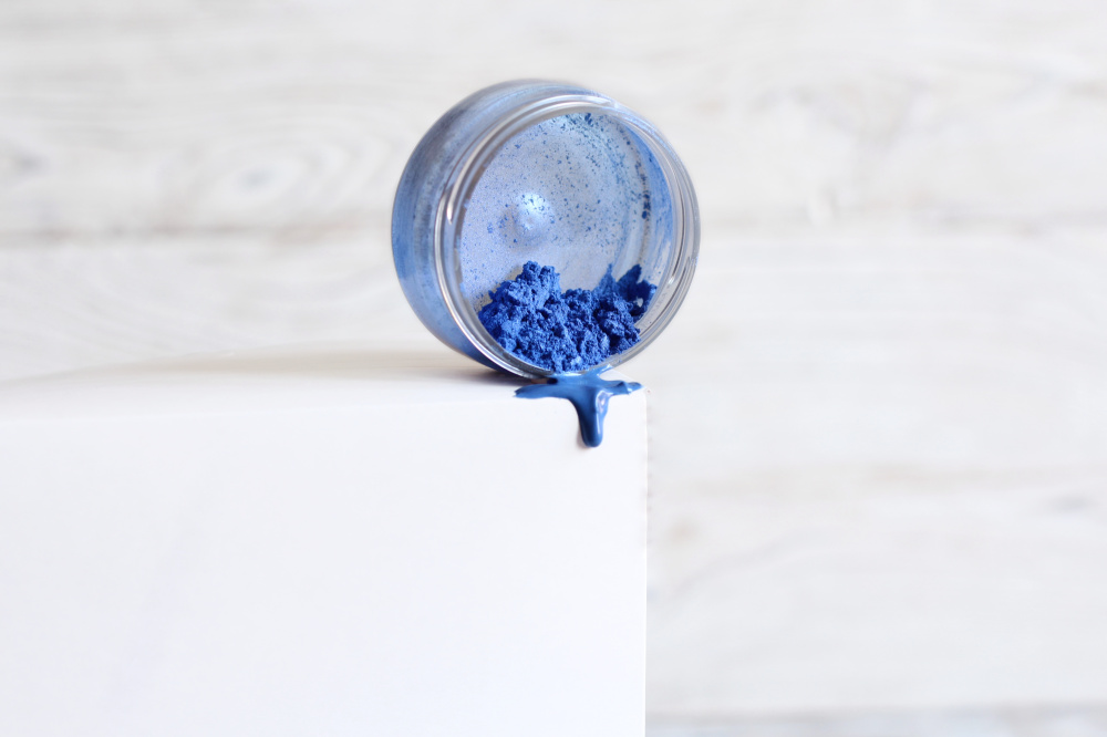 картинка Кандурин плотный голубая металика 10 гр, Glican от магазина Одежда-