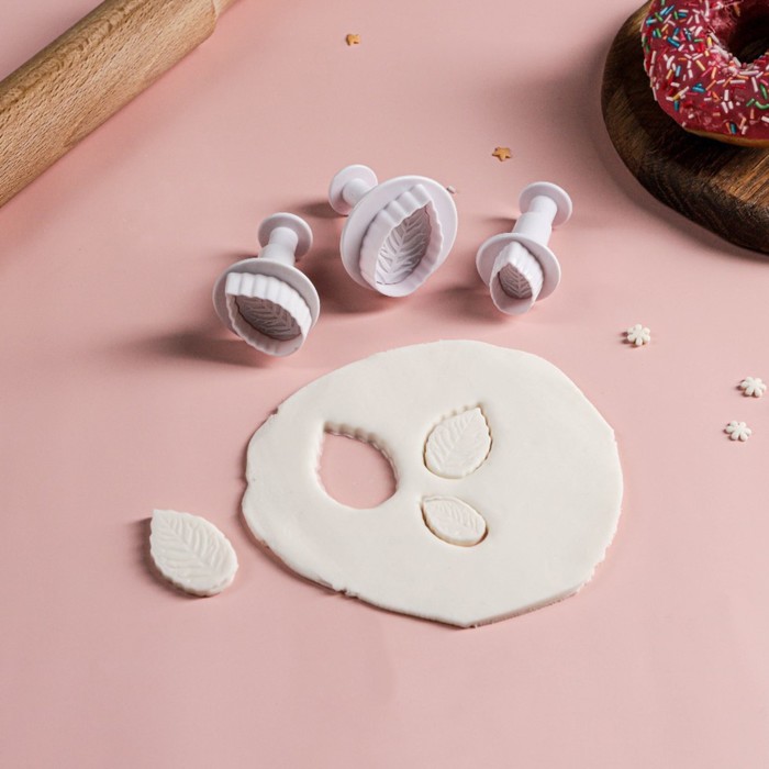 картинка Набор плунжеров "Лист большой" 3 шт 1427344 от магазина Одежда-