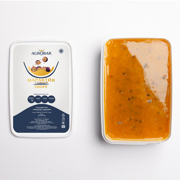 картинка Пюре замороженное маракуйя с семечками  Agrobar 250 гр 234 от магазина Одежда-