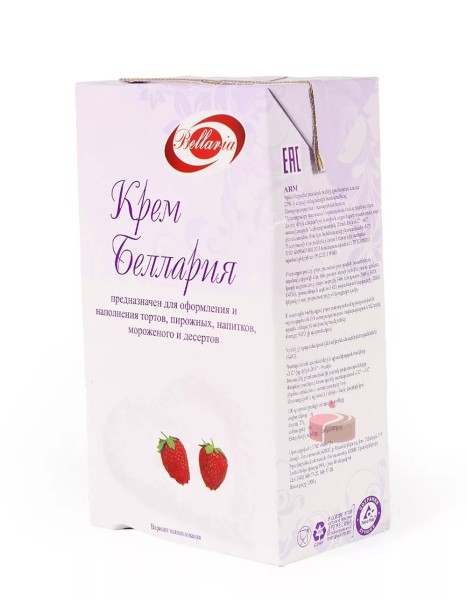 картинка Сливки растительные Беллария 27%  1 л Россия  от магазина Одежда-