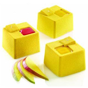 картинка Форма силиконовая Четыре Квадро белая 60*60*50  объем 147 мл 4KUADRO  от магазина Одежда-