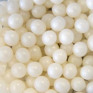 картинка Шарики белые перламутровые 6 мм 500 гр 33031 от магазина Одежда-