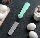 Лопатка-палетка прямая 27*3*1,5 см с пластиковой ручкой раб поверхность 14,5 см 1822543