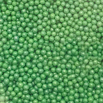 Посыпка шарики зеленые перламутровые 1,5-2 мм 1 кг 19886