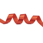 Лента атласная алая (025) ширина 25 мм длина 22,86 м