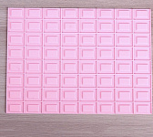 Коврик рельефный "Плитка" 18х25х0,3 см 