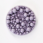 Драже рис воздушный «Жемчужный Микс сиреневый » 0,6 кг 101550