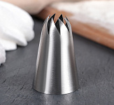 633 Насадка закрытая роза 3 см выход 0,9 см 8 лучей 3831037