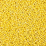 Посыпка шарики желтые перламутровые 2 мм 100 гр