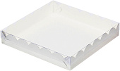 Коробка для пряников и печенья с прозрачной крышкой 155*155*35 мм 080410