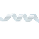 Лента атласная светло-голубая (130) ширина 25 мм длина 22,86 м