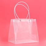 Пакет упаковочный прозрачный с квадратным дном 31*30*31 см