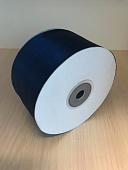 Лента атласная темно-синяя, ширина 5 см длина 33 м арт. 3165