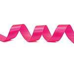 Лента атласная ярко-розовая неон (013) ширина 25 мм длина 22,86 м