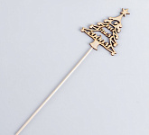 Топпер деревянный «Елочка» 10*7,5 см 2848556