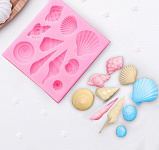 Молд силиконовый «Ракушки», 7,7*7*1,5 см 1057096