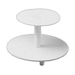 Подставка разборная для 2-х ярусного торта пластик 35077