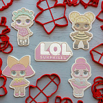 Форма для пряников Лол 1 шт
