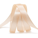 Лента атласная светлый персик (006), ширина 12 мм длина 22,86