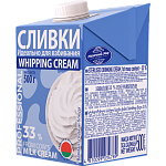 Сливки натуральные "Молочный Мир" 33% 500 мл