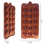 Форма силиконовая для шоколада Яйцо Пасхальное 21*10,5 см