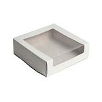 Коробка для муссовых тортов 225*225*60 мм с окном