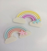 Фигурка из шоколадной глазури Радуга малая в ассортименте