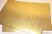 Подложка  усиленная 300*400 мм золото/жемчуг толщина 1,5 мм GWD300*400 (1.5)