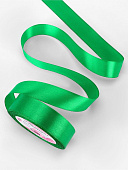 Лента атласная зеленая (092) ширина 25 мм длина 22,86 м