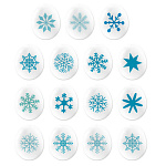 Сахарная фигурка мини Медальоны Снежинки d14 мм 10 шт 79095